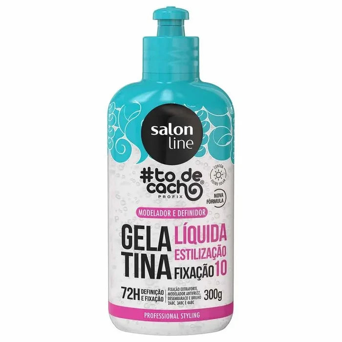 Salon Line #TodeCacho Gelatine Liquid Styling Fixing Gel 300g