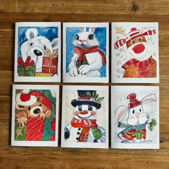 Set of 6 MIXED  ($25.00)