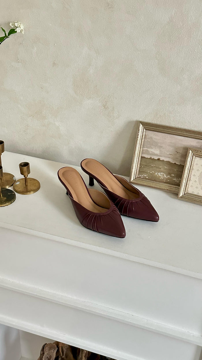 Seoul Heels | Maroon