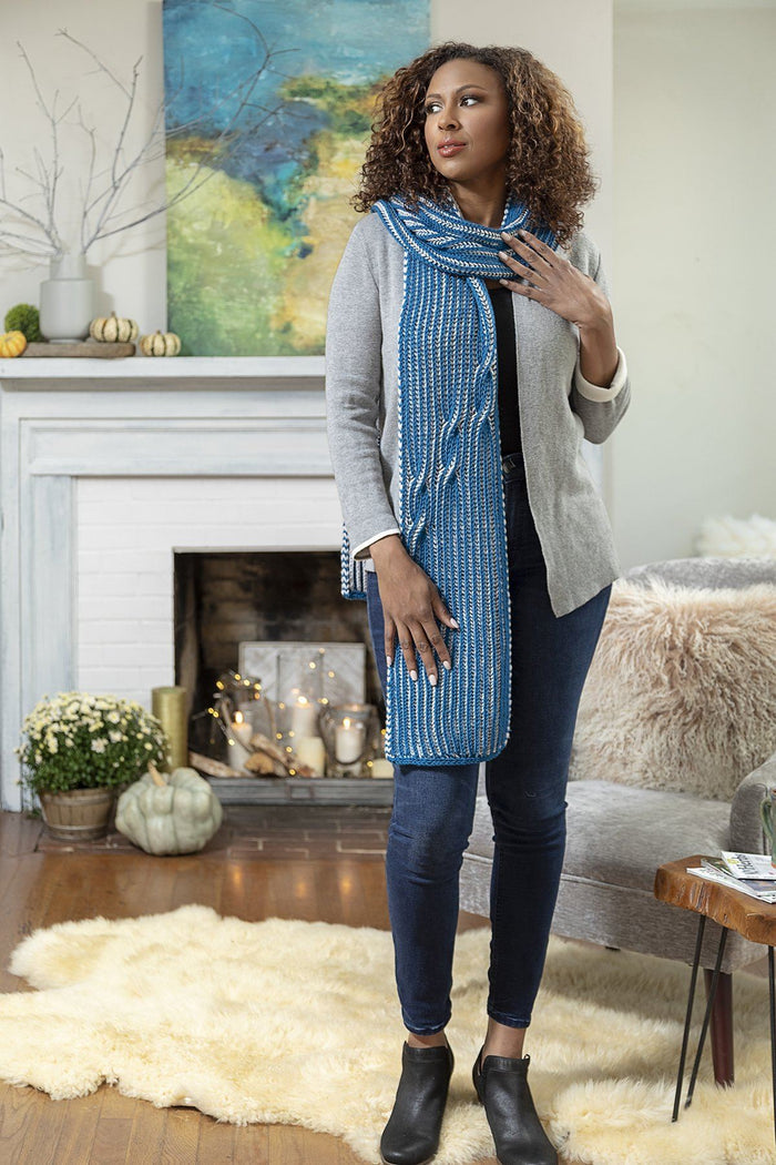 Serene Scarf Pattern Fibra Natura