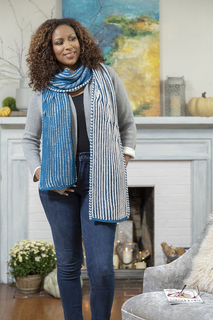 Serene Scarf Pattern Fibra Natura