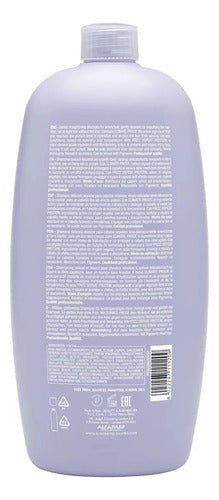 Set Alfaparf Smooth Xl Shampoo 1000ml Y Acondicionador 1000ml Y Fluido 125ml Para Cabellos Rebeldes