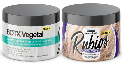 Set Shampoo Y Acondicionador Brazilian Grasos Con Botox