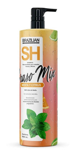 Set Shampoo Y Acondicionador Brazilian Grasos Con Botox