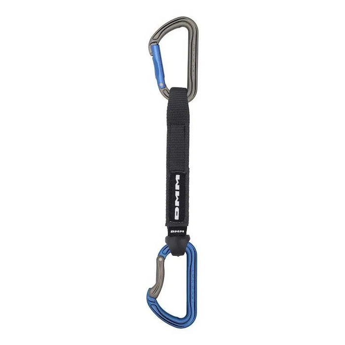 DMM climbing shadow quickdraw 18cm titanium blue