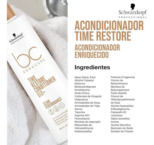 Shampoo 250ml Schwarzkopf Restore Q10
