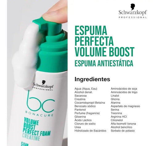 Shampoo 250ml Y Espuma 150ml Schwarzkopf Volume