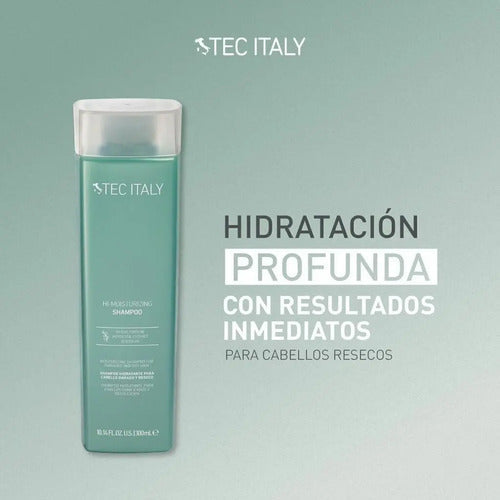 Shampoo, Acondicionador Y Mascara Hidratante Tec Italy
