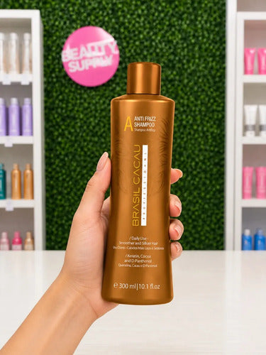 Shampoo Brasil Cacau Con Acondicionador Y Máscara Anti Frizz