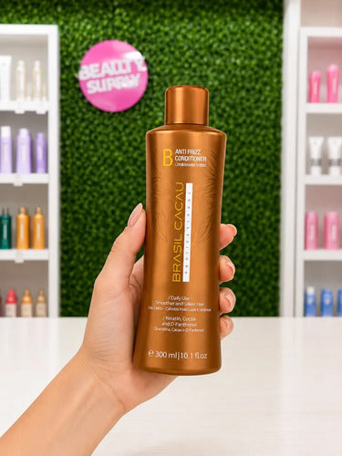 Shampoo Brasil Cacau Con Acondicionador Y Máscara Anti Frizz