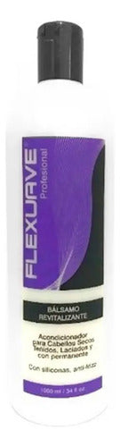 Shampoo Flexuave Tratante Sin Sal Y Bálsamo Revitalizante