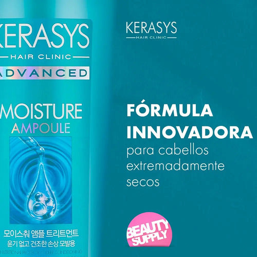 Shampoo Kerasys Advance Hidratante 600ml, Anti Frizz