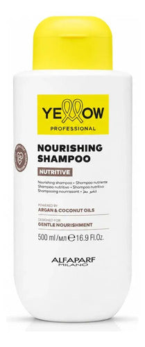 Shampoo Nutritivo Yellow Alfaparf Nutrive 500ml Para Cabello Reseco Con Vitalidad