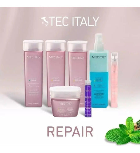 Shampoo Tec Italy Massimo 1l Reparación Profesional