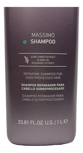 Shampoo Tec Italy Massimo Y Olio Vital Tratamiento Capilar