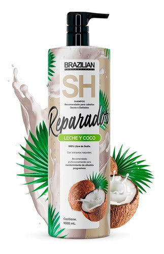 Shampoo Y Acondicionador Brazilian Dañados + Concentrado