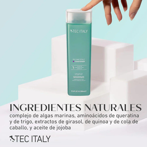 Shampoo Y Acondicionador Tec Italy Totale Seco Y Dañados