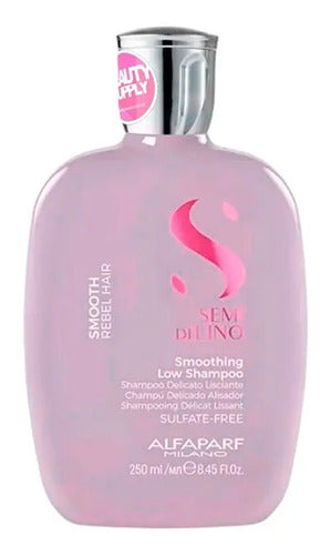 Shampoo Y Crema Alisadora Alfaparf Semi Di Lino Smooth