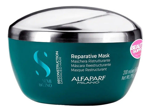 Shampoo Y Mascara Alfaparf Semi Di Lino Reconstructor