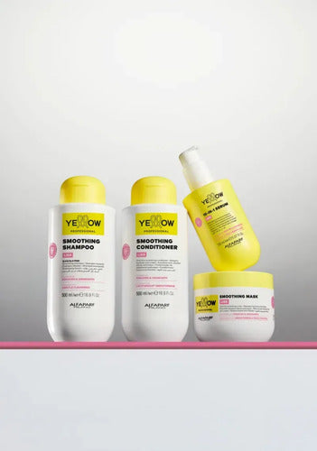 Shampoo Yellow Alfaparf Liss 500ml Controla El Frizz