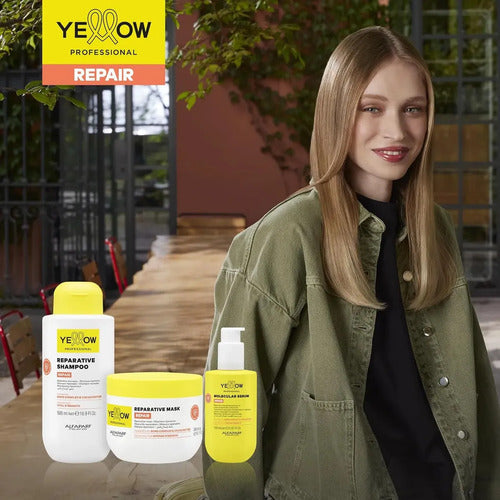 Shampoo Yellow Alfaparf Repair 500ml Cabello Dañado