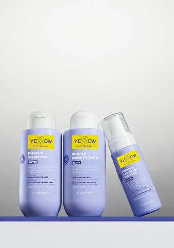 Shampoo Yellow Alfaparf Silver 500ml Matizador Violeta