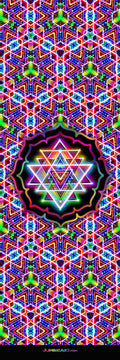 Shri Yantra 2 by Jumbie Art