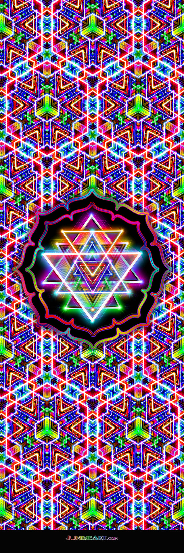 Shri Yantra 2 by Jumbie Art