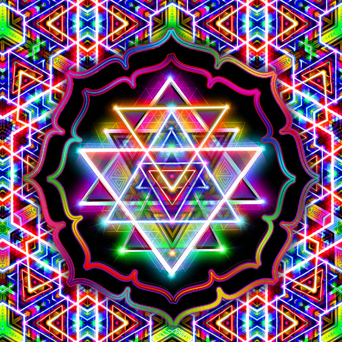 Shri Yantra 2 by Jumbie Art
