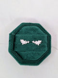 Silver Flower Cluster Studs