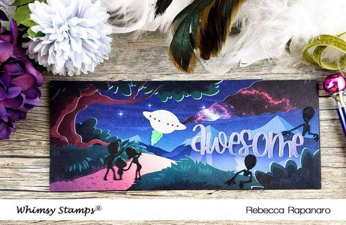 Slimline Paper Pack - Enchanted Forest - Whimsy Stamps