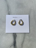 Small Round Hollow Hoop Earrings