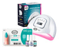 Soft Gel Tips Gnp + Lampara Led, Pegamento, Bond Y Nail Prep