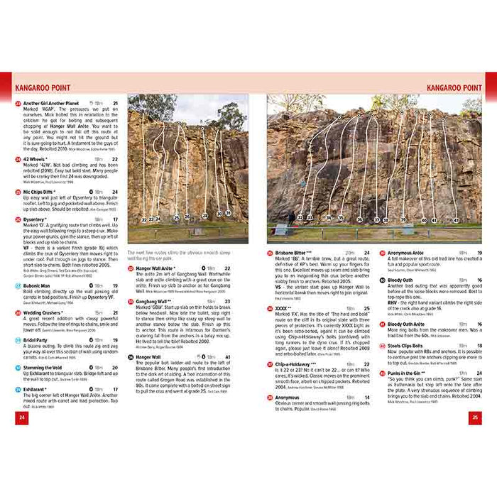south east queensland rock climbing guide book