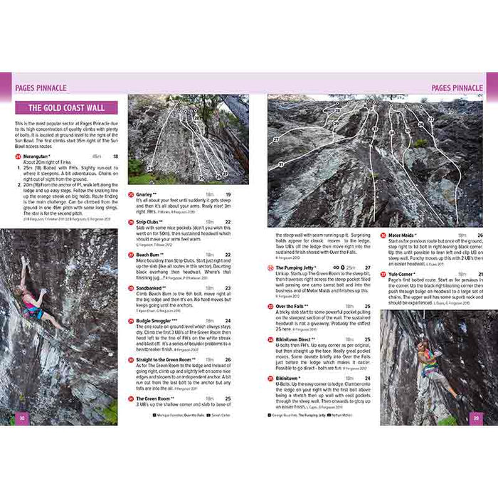 south east queensland rock climbing guide book