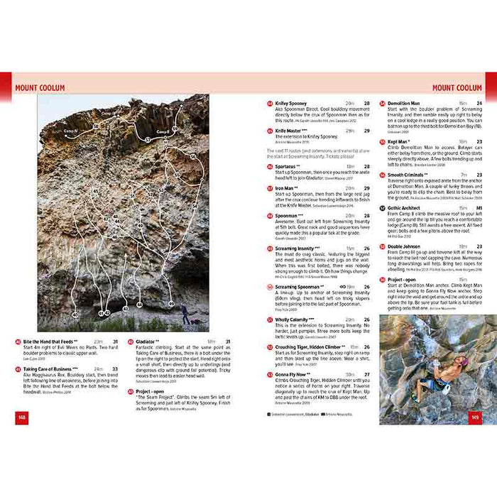 south east queensland rock climbing guide book