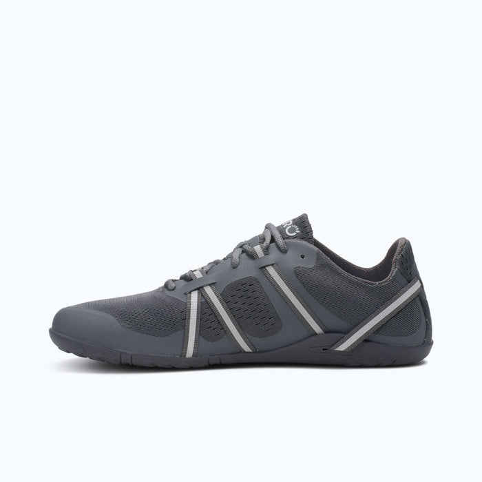 Xero Shoes Speed Force II Men Shoe in Steel Gray with Toe Facing Left