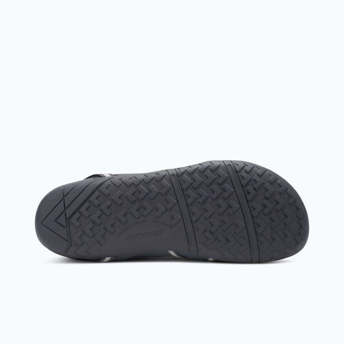 Xero Shoes Speed Force II Men Shoe Outsole in Gray with Toe Facing Right