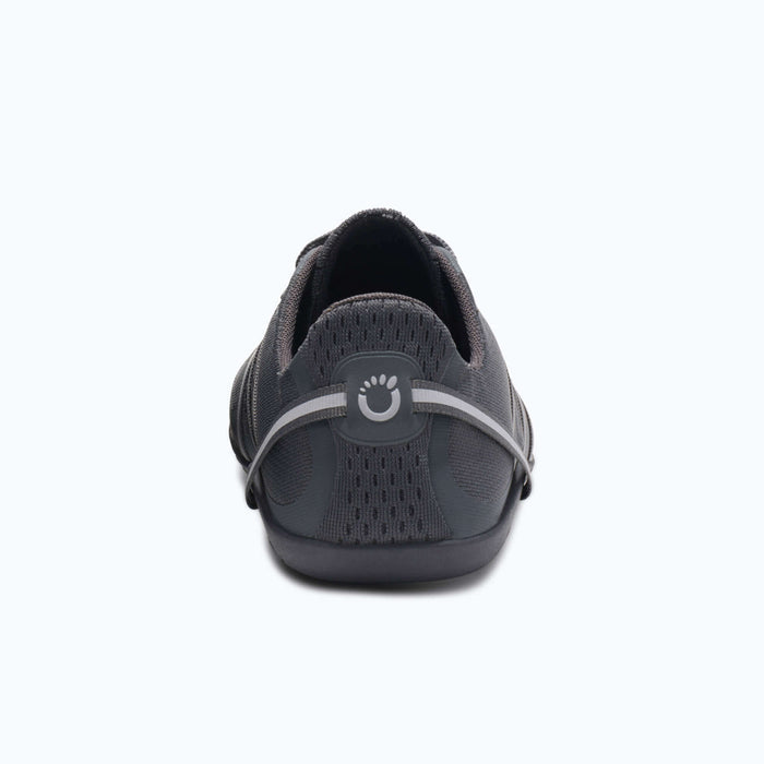 A Rear View View of Xero Shoes Speed Force II Men Shoe in Steel Gray