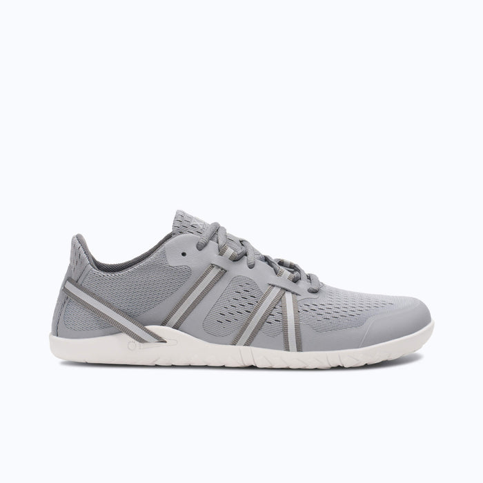 Xero Shoes Speed Force II Women Shoe in Light Gray with Toe Facing Right