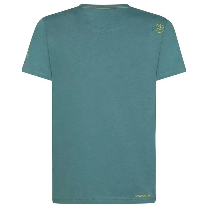 la sportiva mens square evo tee climbing clothing pine 2