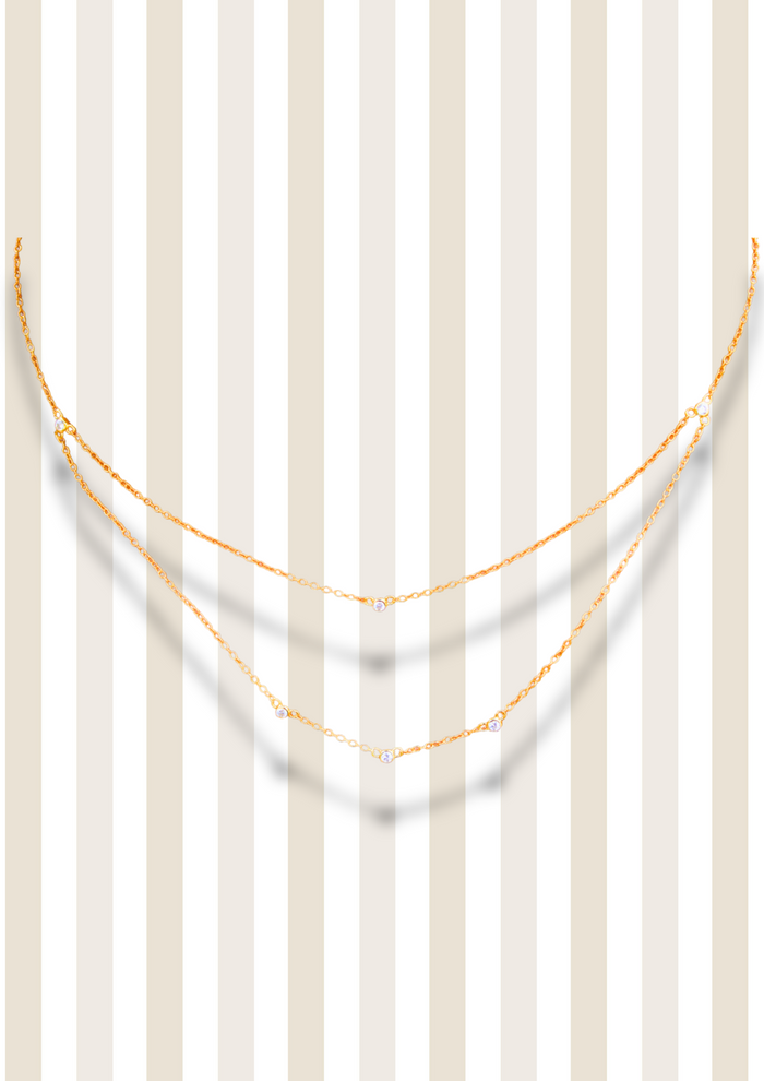 Stacked Crystal Necklace