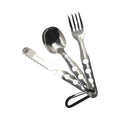 Laken Stainless Steel Cutlery - 3 Piece with carabiner