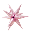 Starburst Light Pink 3D Foil Balloon - 26" in. - FestiUSA