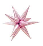 Starburst Light Pink 3D Foil Balloon - 26" in. - FestiUSA