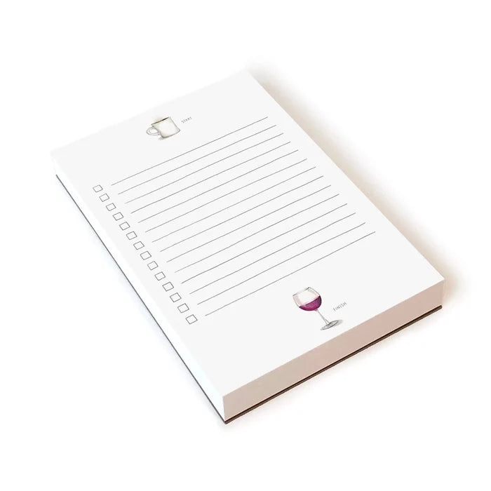 Start & Finish Lined Notepad