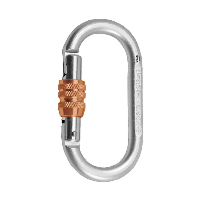 Rock Empire Steel Oval Screwgate Carabiner (O-KL-S) Climbing - Locking Carabiners  Mountain Equipment
