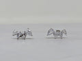 Sterling Silver Marquise Studs