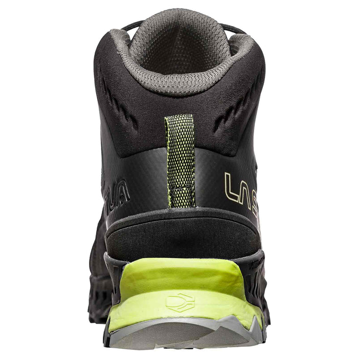 la sportiva stream mens carbon apple green heel