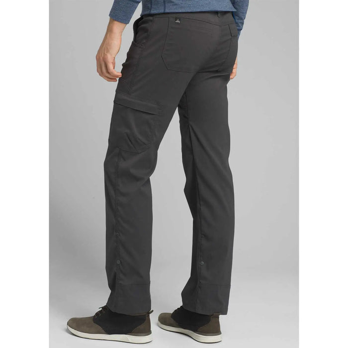 prana stretch zion pants mens charcoal back